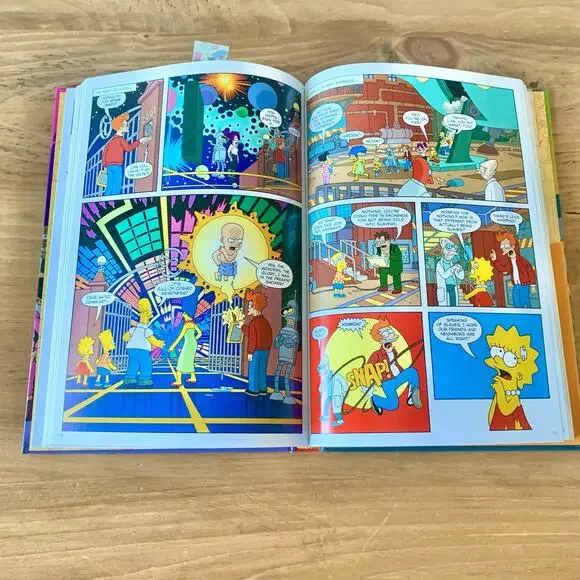 Simpsons Futurama Crossover Crisis Slipcase Bonus Reprint Comic Bongo 2010 - Picture 7 of 10